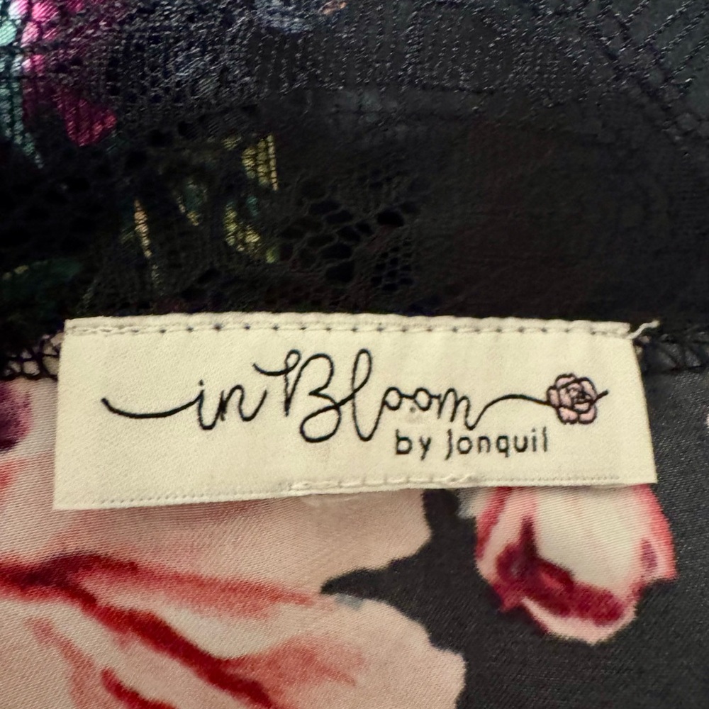 In Bloom by Jonquil Floral Elegance Lace Chemise Size XL - Picture 3 of 6